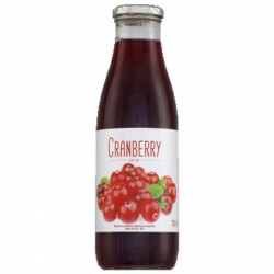 Boisson aux cranberries bouteille 75cl