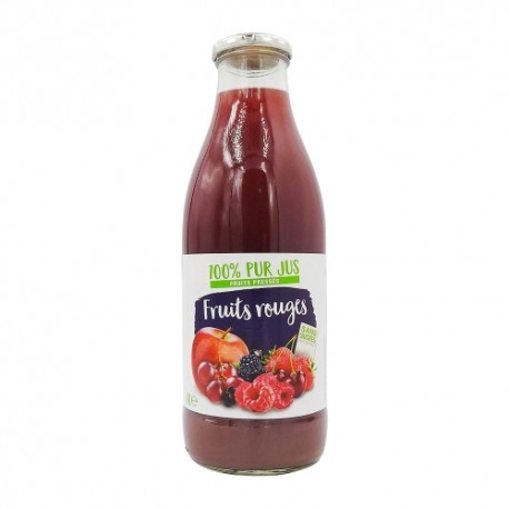 Pur jus de fruits rouges bouteille 1L