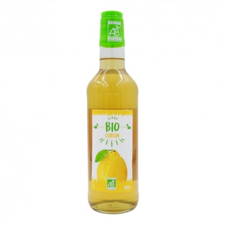 Sirop de Citron BIO France bouteille 50cl