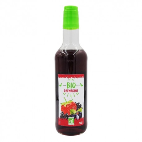 Sirop de Grenadine BIO France bouteille 50cl