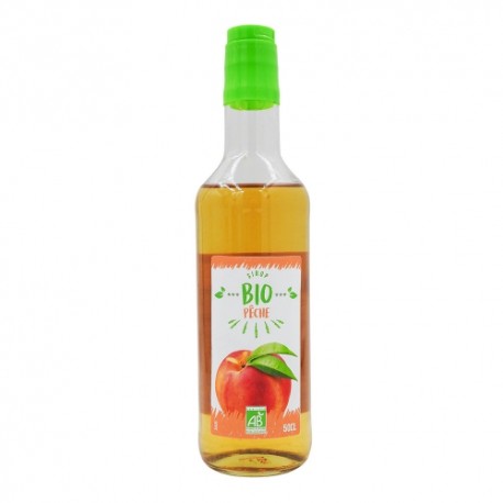 Sirop de Pêche BIO France bouteille 50cl