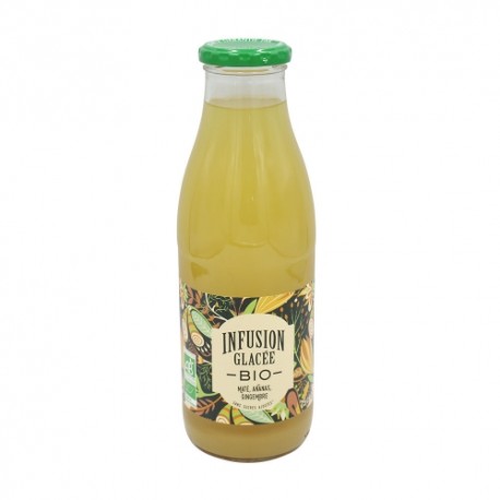 Infusion maté ananas gingembre BIO 75cl