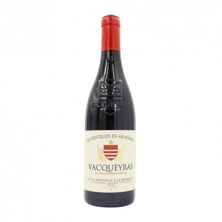 Vin rouge Vacqueyras Les Dentelles AOP 75cl