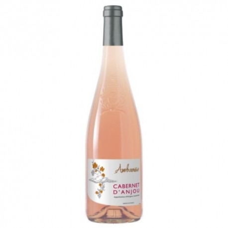 Vin rosé Cabernet d'Anjou AOP bouteille 75cl