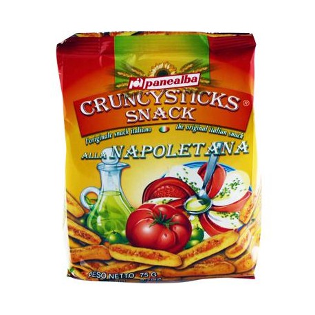 CARTON DE 14 SACHETS GRISSINI SNACKS TOMATE 75GR