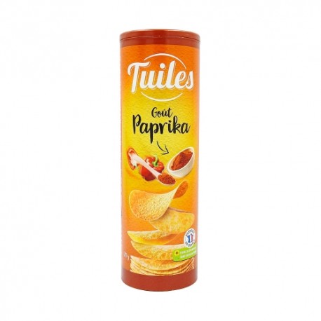 CARTON DE CHIPS TUILES PAPRIKA 170GR