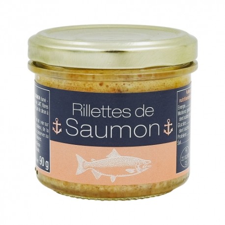 CARTON DE 12 POTS RILLETTES DE SAUMON 90GR