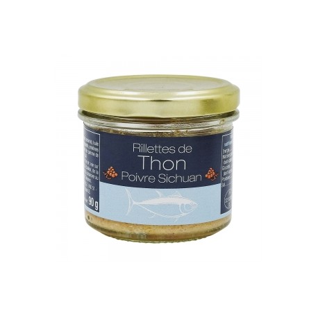 CARTON DE 12 POTS RILLETTES DE THON AU POIVRE SICHUAN 90GR