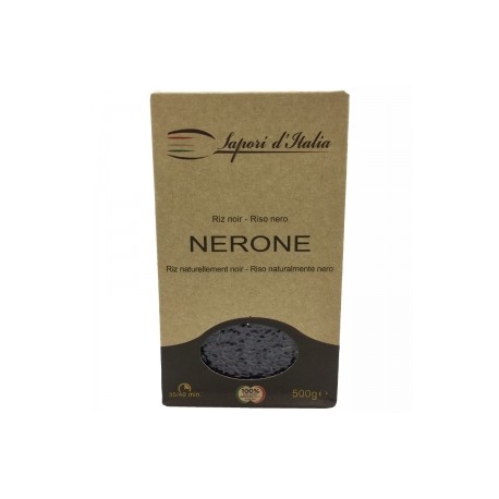 CARTON DE 12 BOITES DE 500GR RIZ NOIR NERONE ITALIE