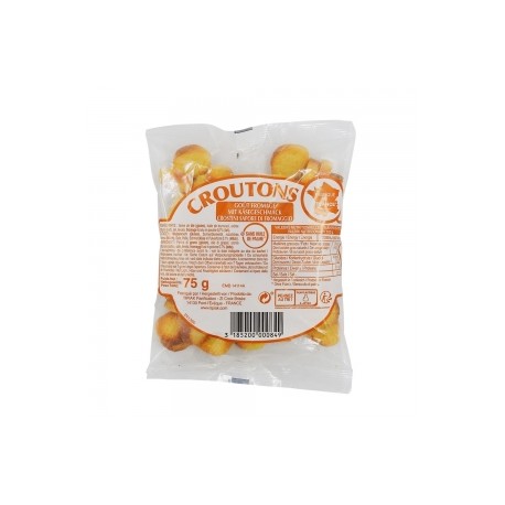 CARTON DE 20 SACHETS CROUTONS GOUT FROMAGE 75GR