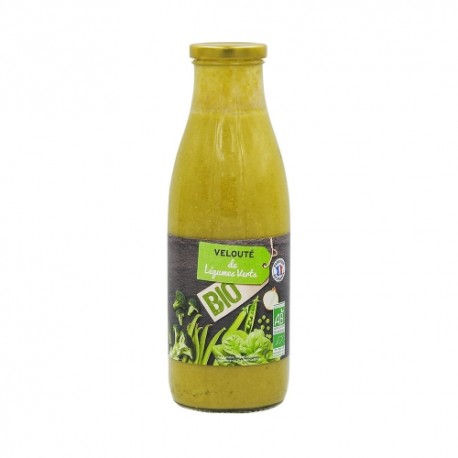 CARTON DE 6 VELOUTE AUX LEGUMES VERTS BIO 73 CL