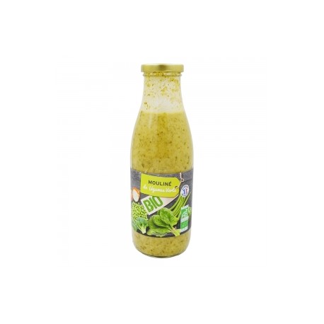 CARTON DE 6 MOULINE DE LEGUMES VERTS BIO 73 CL