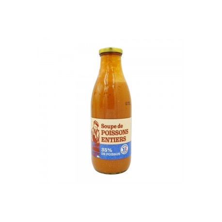 CARTON DE 6 BOUTEILLE SOUPE DE POISSONS ENTIER 97 CL