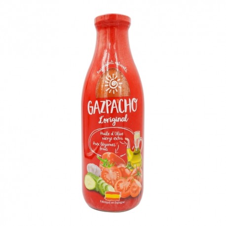 CARTON DE 6 BOUTEILLES DE GAZPACHO A LA TOMATE 1L