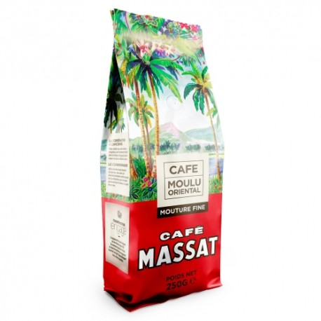 CARTON DE 30 SACHETS 250GR CAFE MOULU ORIENTAL MASSAT