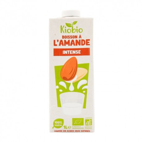 CARTON DE  BRIQUES BOISSON VEGTALE AMANDE INTENSE BIO 1L