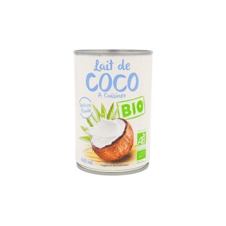 CARTON DE 12 BOITES LAIT DE COCO 400ML BIO