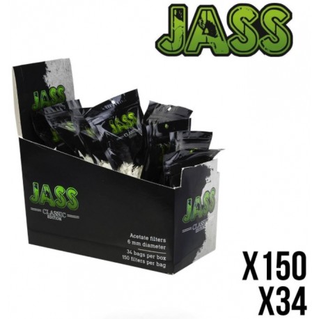 CARTON DE 34 ETUIS JASS FILTRES X120