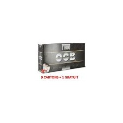 LOT DE 10 CARTONS OCB DE 10 BOITES DE 1000 TUBES