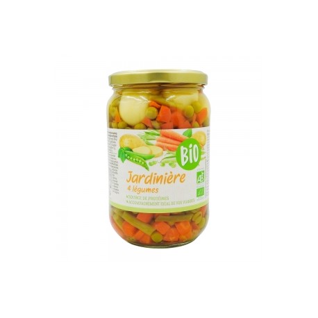 CARTON DE 12 POTS JARDINIERES DE LEGUMES BIO 470GR