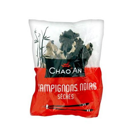 CARTON DE 50 SACHETS  CHAMPIGNONS NOIRS SEHCES ENTIERS 80 GR CHAO AN