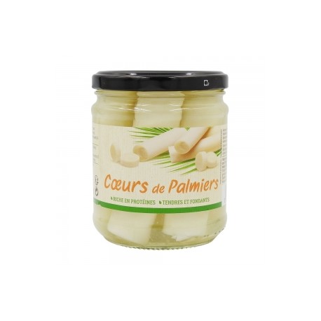 CARTON DE 12 POTS COEURS DE PALMIER 250 GR