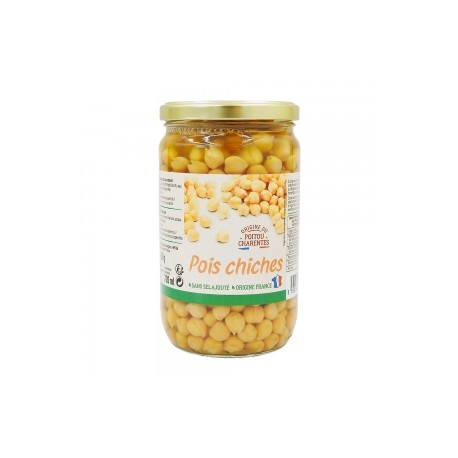 CARTON DE 6 POTS POIS CHICHES DU POITOU CHARENTE 720 ML