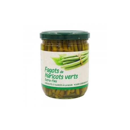 CARTON DE 12 POTS FAGOTS HARICOTS VERTS EXTRA FINS KENYA 450 ML