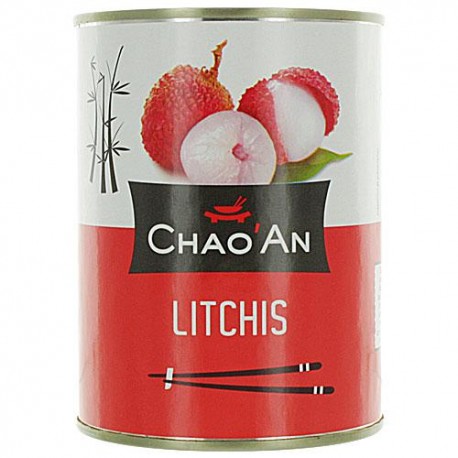 CARTON DE 24 POTS LITCHIS AU SIROP 225 GR CHAO AN