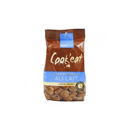 CARTON DE 10 SACHETS PALETS DE CHOCOLAT LAIT 200 GR