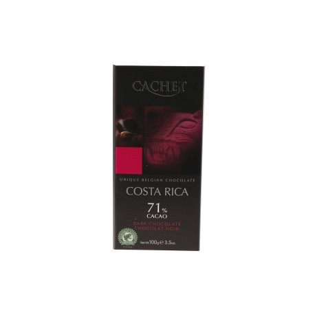 CARTON DE 12 TABLETTES CHOCOLAT NOIR COSTA RICA 71% CACAO 100 GR