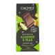 CARTON DE 12 TABLETTES CHOCOLAT NOIR POIRES & AMANDES 100 GR