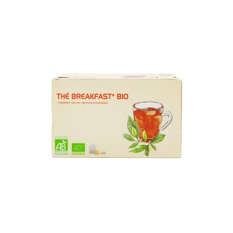 CARTON DE 16 BOITES THE ENGLISH BREAKFAST BIO 20 SACHETS