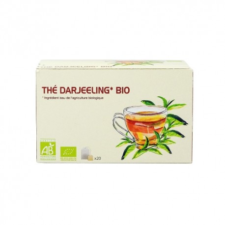 CARTON DE 16 BOITES THE DARJEELING BIO 20 SACHETS