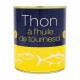 CARTON DE 12 BOITES THON ENTIER HUILE TOURNESOL 4/4 600 GR