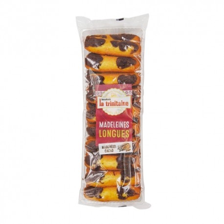 CARTON DE 18 SACHETS MADELEINES LONGUES MARBREES 250 GR LA TRINITAINE