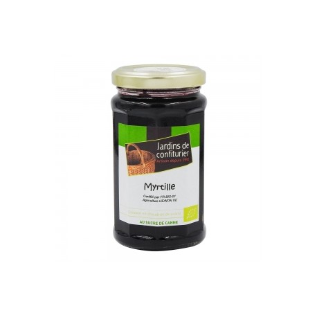 CARTON DE 6 POTS PREPARATION DE FRUITS BIO MYRTILLE 260GR