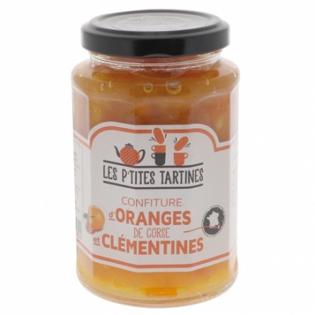 CARTON DE 6 POTS CONFITURE CLEMENTNES ORANGE DE CORSE 315 GR