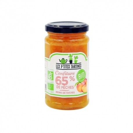 CARTON DE 6 POTS CONFITURE DE PECHE ALLEGEE BIO 255 GR