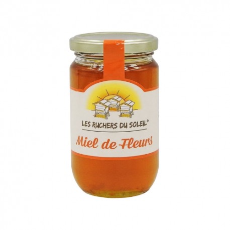 CARTON DE 6 POTS MIEL DE FLEUR 375 GR