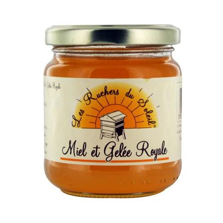 CARTON DE 6 POTS MIEL ET GELEE ROYALE 250 GR