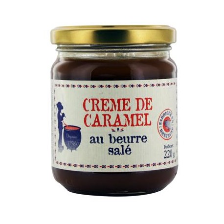 CARTON DE 12 POTS CREME DE CARAMEL AU BEURRE SALE 220 GR