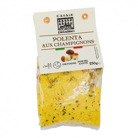 CARTON DE 12 SACHETS POLENTA AUX CHAMPIGNONS 250 GR CASALE PARADISO