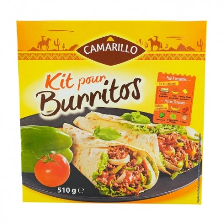 CARTON DE 10 BOITES KIT POUR BURRITOS 510 GR CAMARILLO