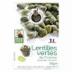 CARTON DE 10 BOITES LENTILLES VERTES FRANCE 500 GR