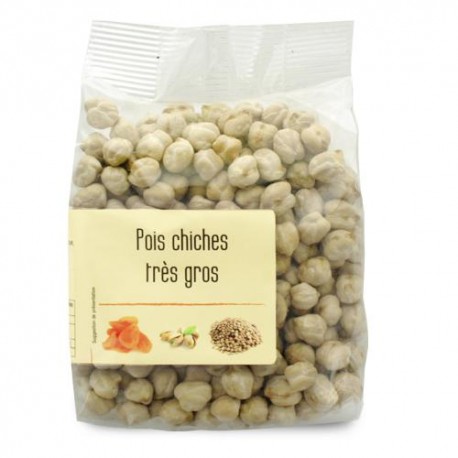 CARTON DE 10 SACHETS POIS CHICHES TRES GROS 300 GR