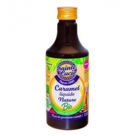 CARTON DE 6 BOUTEILLES CARAMEL LIQUIDE BIO 250 ML SAINTE LUCIE