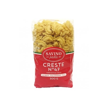 CARTON DE 20 SACHETS PATES CRESTE N° 47 500GR SAVINO