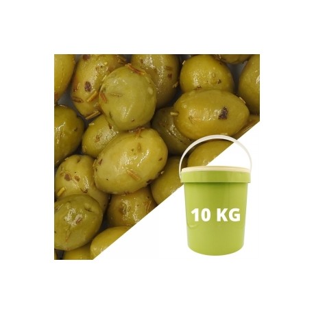 OLIVES HERBES PROVENCE CAL 19/21 MAROC SEAU DE 10 KG