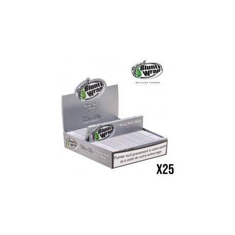 PAPIER BLUNT WRAP SILVER PAR 25